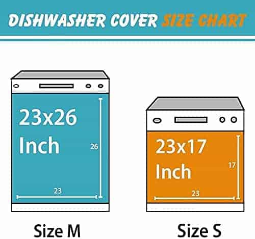 Cubierta para Lavavajillas de Cocina con diseño de Vino, - Imagen 7