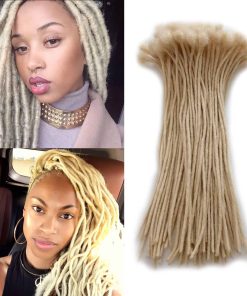 Extensiones de Dreadlock Rubias de Cabello Humano 100% 16