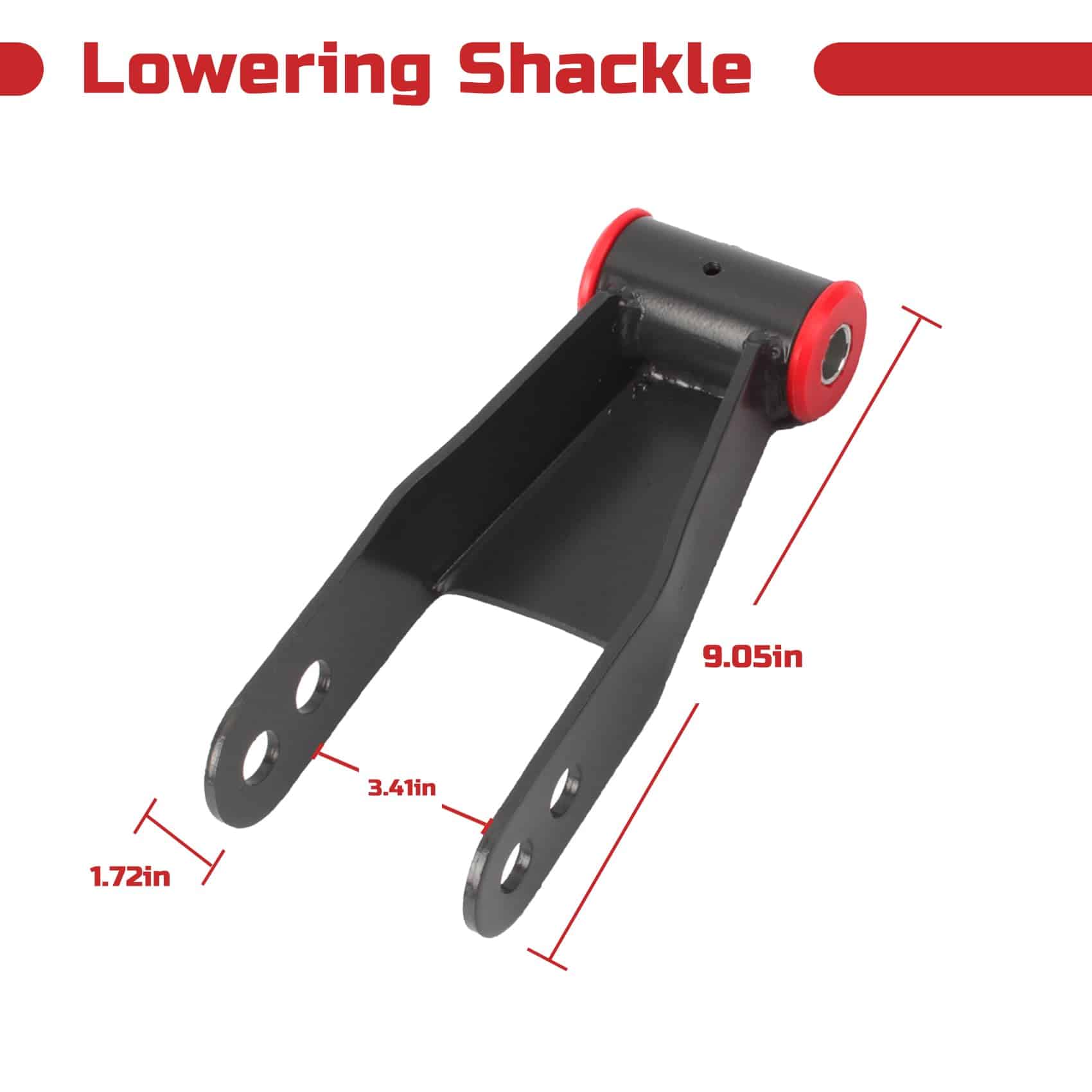 JUEDIMA 2 Pulgadas Suspension de Bajar Muelles Traseros con - Imagen 5