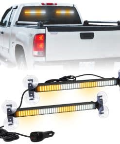 Barra de luces de advertencia 2 en 1 XRIDONSEN 2x 17.7