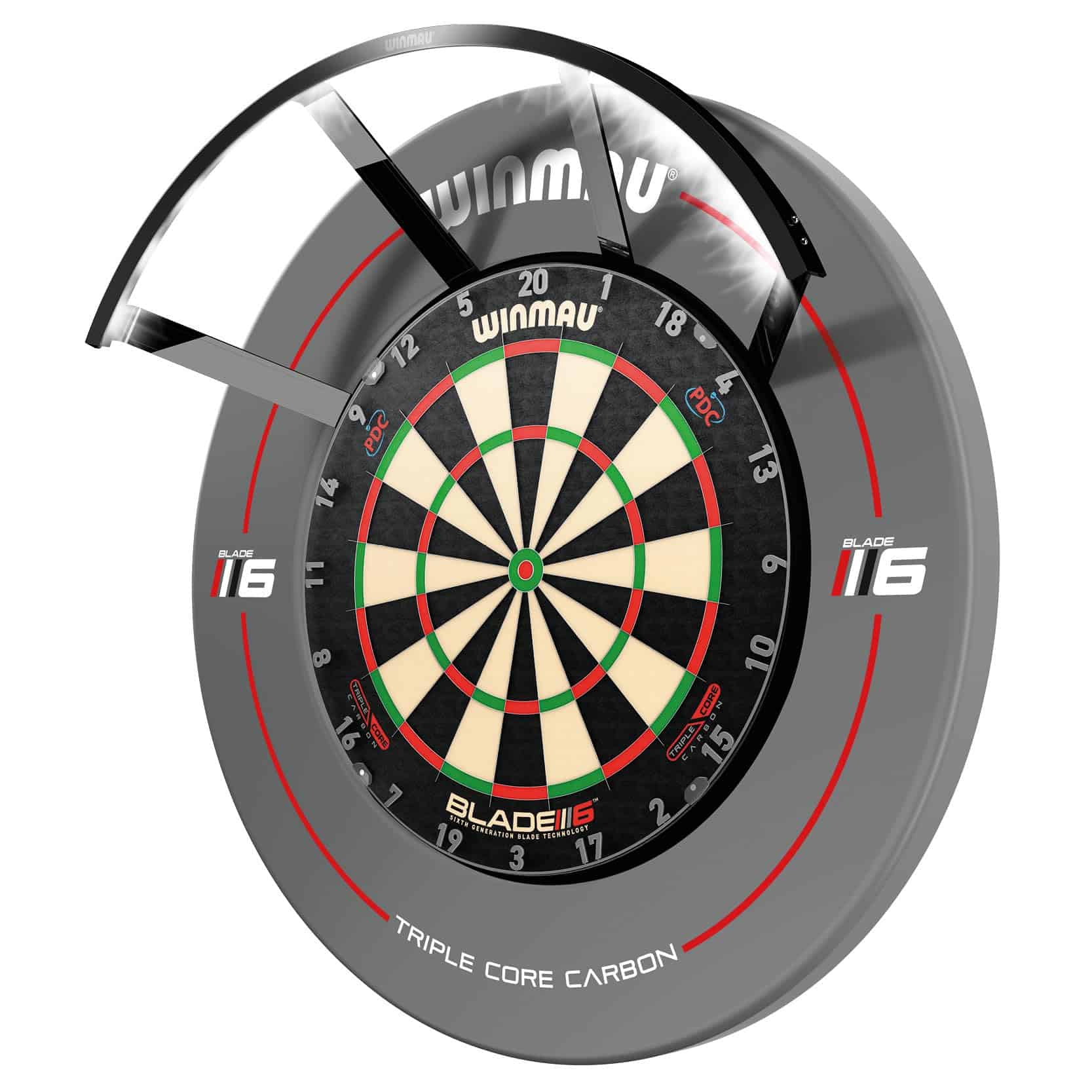 WINMAU Polaris 120 Degree Dartboard Lighting with Magnetic