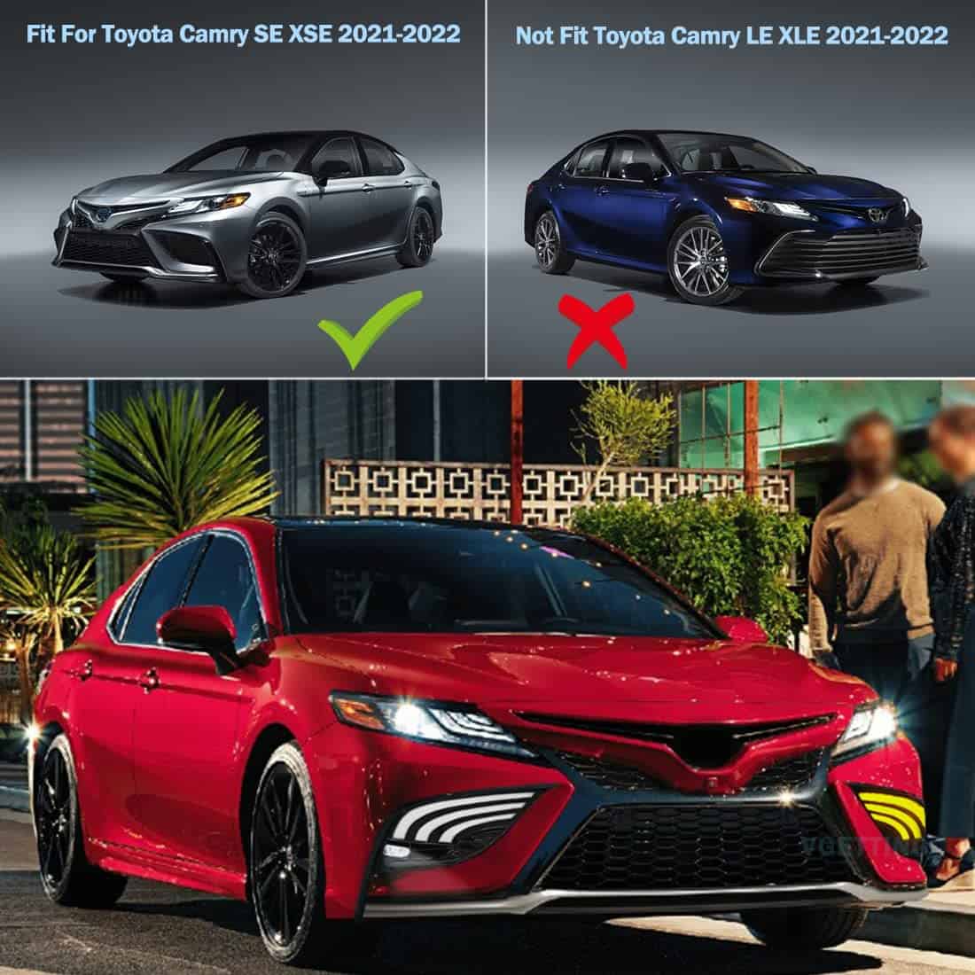 Kit de luces diurnas LED para Toyota Camry 2021-2023, - Imagen 9