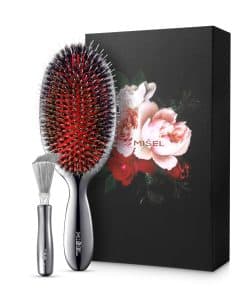 Combo de Cepillo de Cerdas de Jabalí y Limpiador de