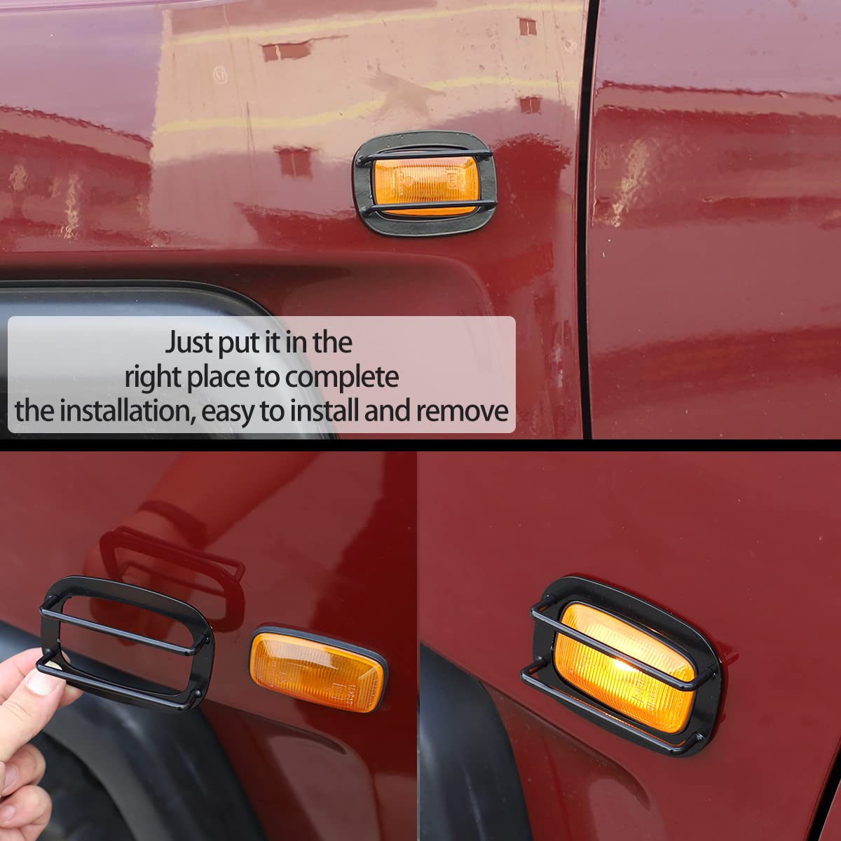 Protector de Faro delantero para Coche YUECHI, Protector de - Imagen 6