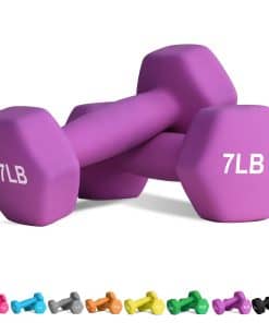 Pesas de Neopreno con Forma Hexagonal para Gimnasio en