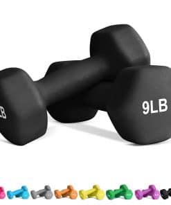 Set de Pesas para Gimnasio en Casa -Negro