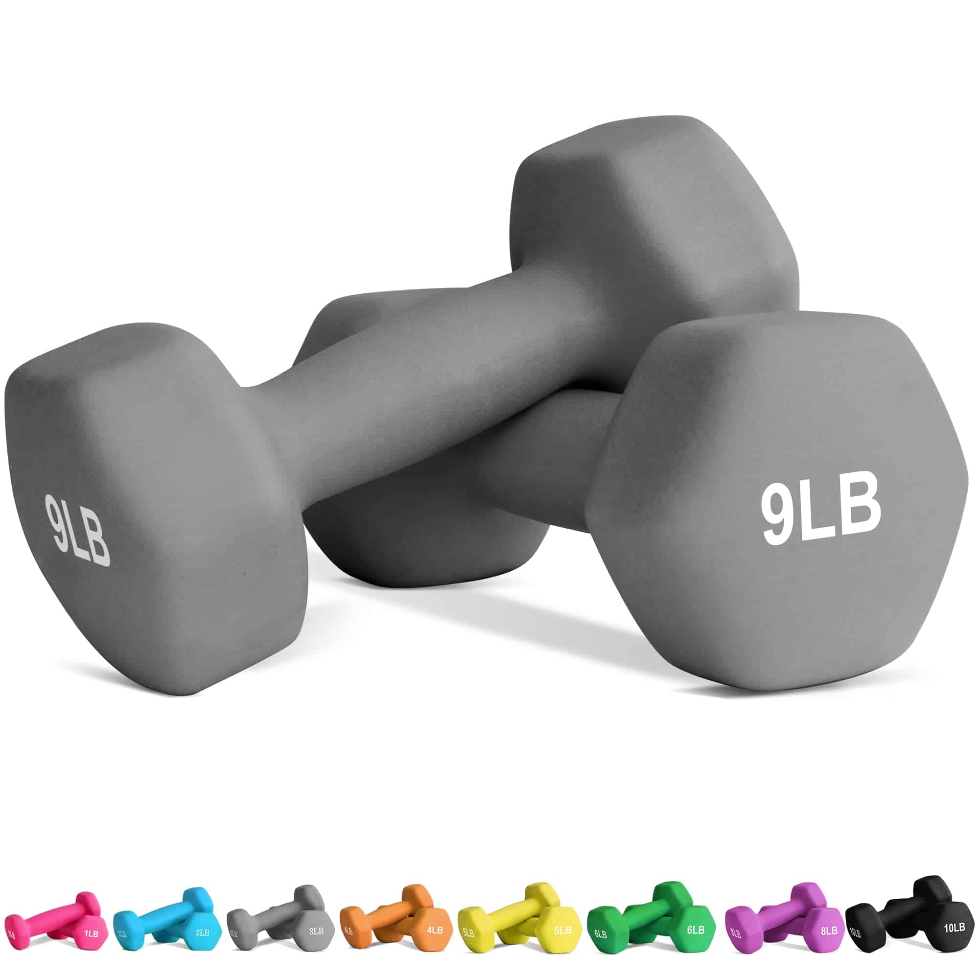 Pesas para Gimnasio en Casa Balelinko Equipo de -Gris