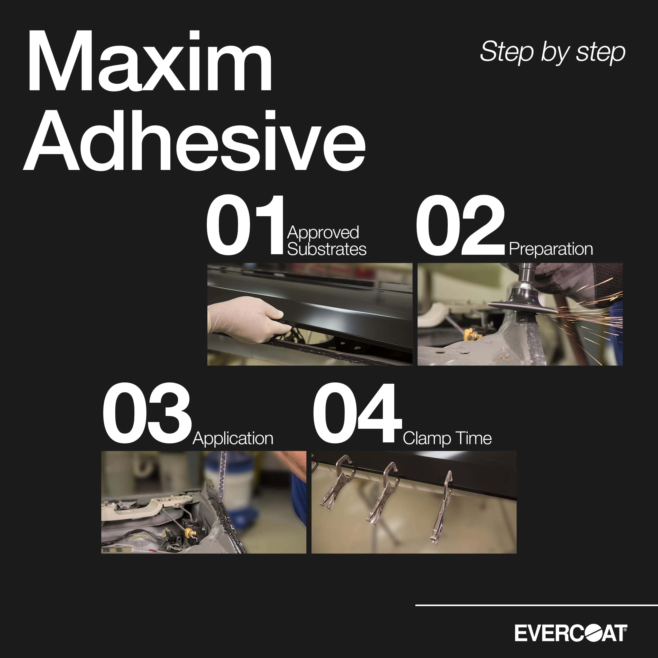 Adhesivo de unión Evercoat Maxim Medium Set - Adhesivo para - Imagen 4