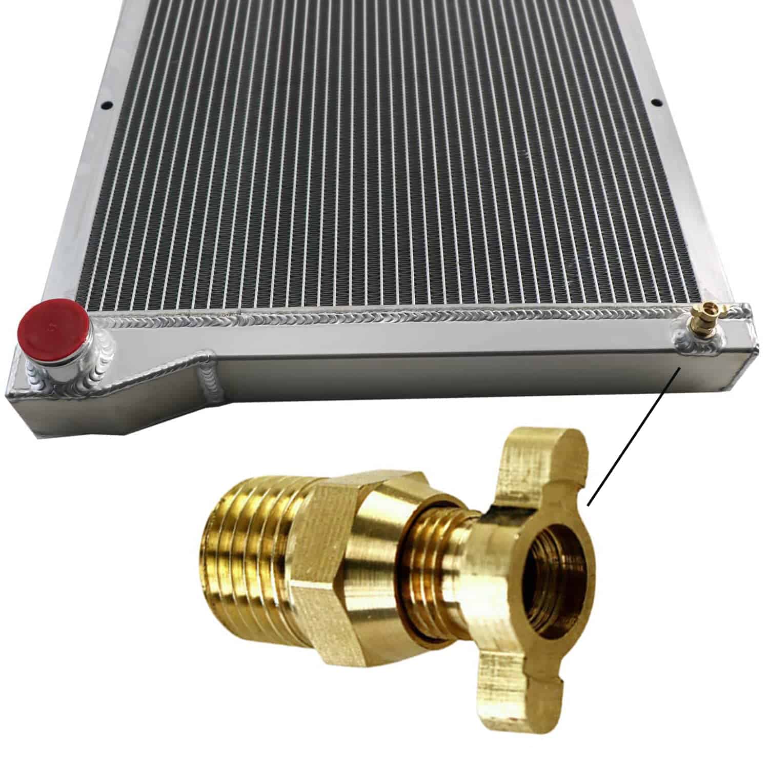 Radiador de Núcleo de 3 Filas de Aluminio Completo para - Imagen 9