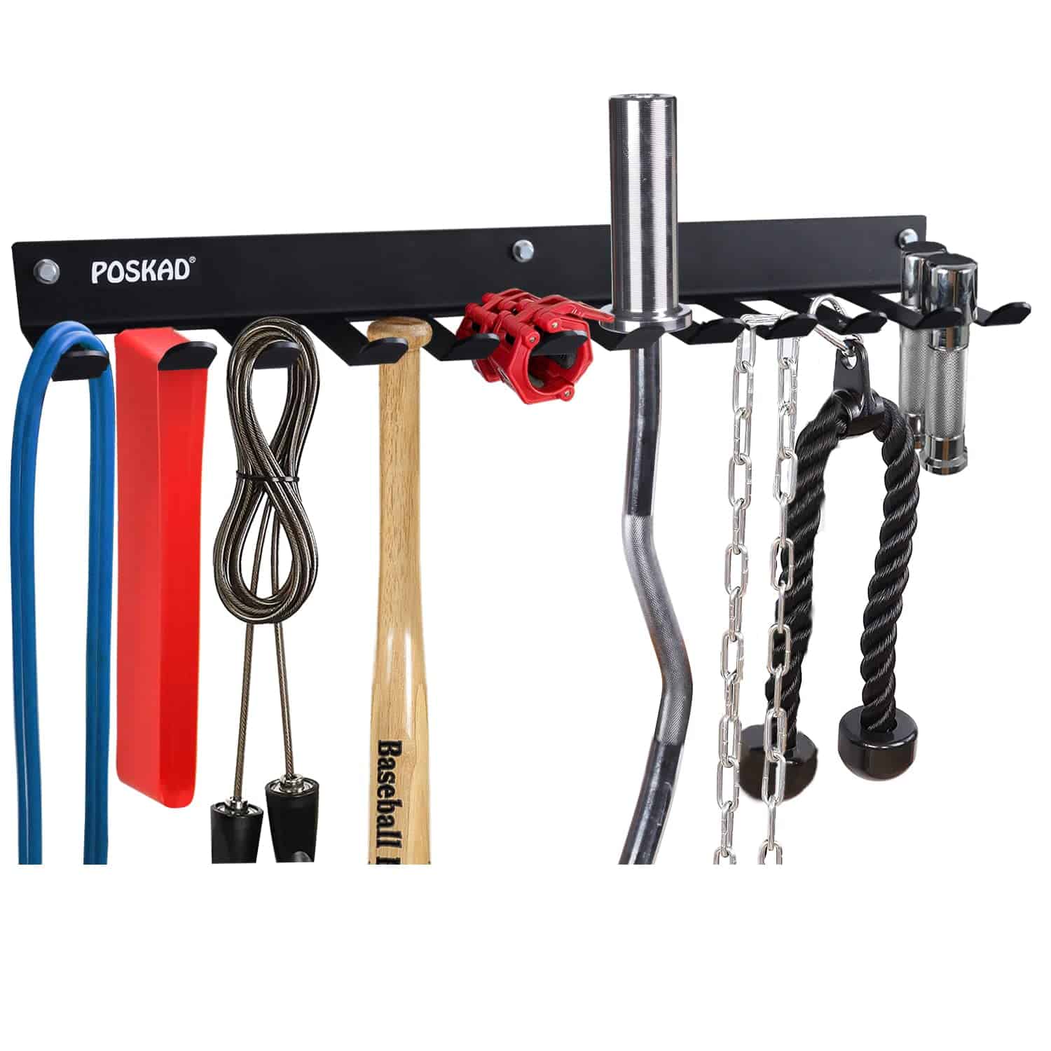 Rack de Almacenamiento para Gimnasio Poskad, Organizador de