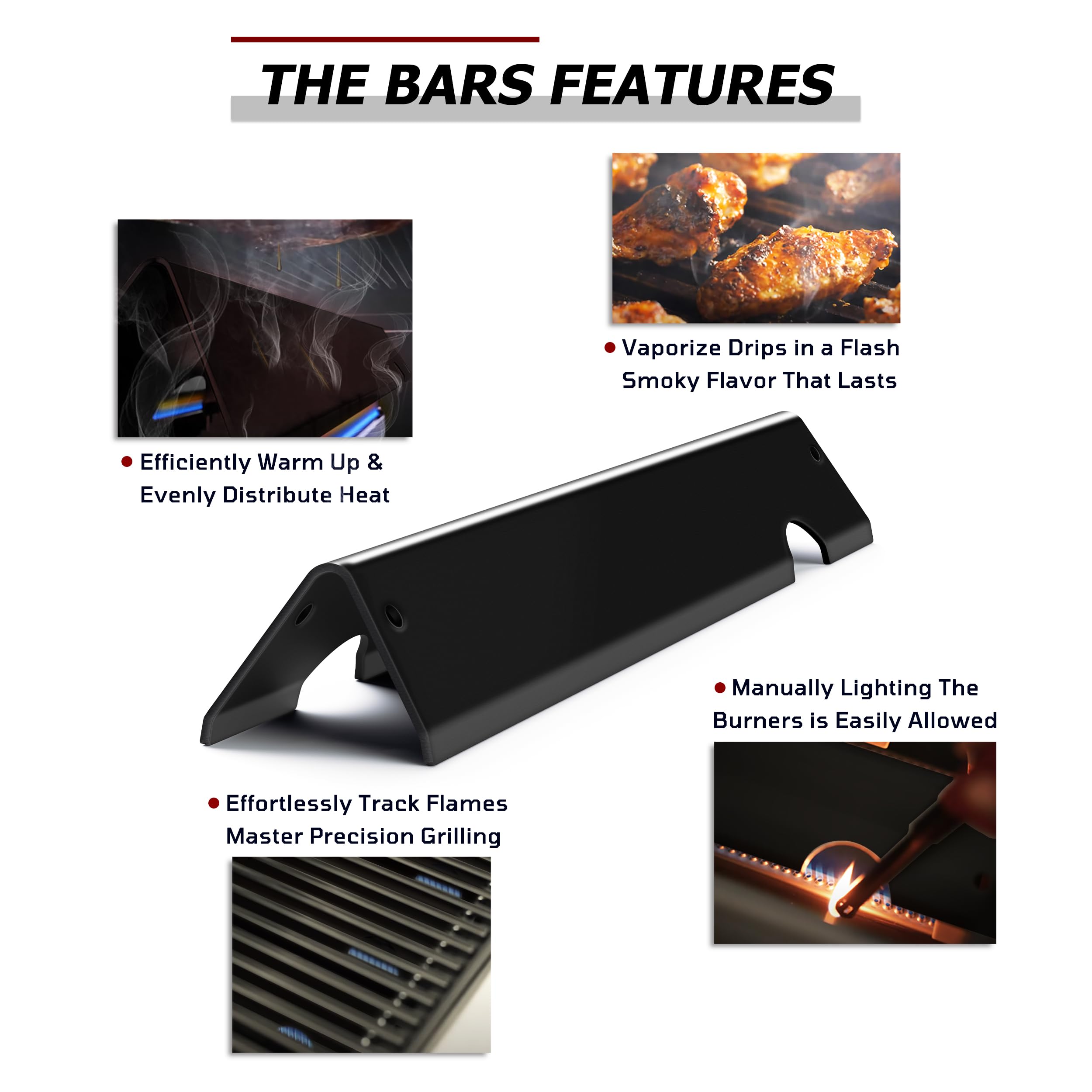 66795 GS4 Barras de Sabor para Piezas de Parrilla Weber - Imagen 6