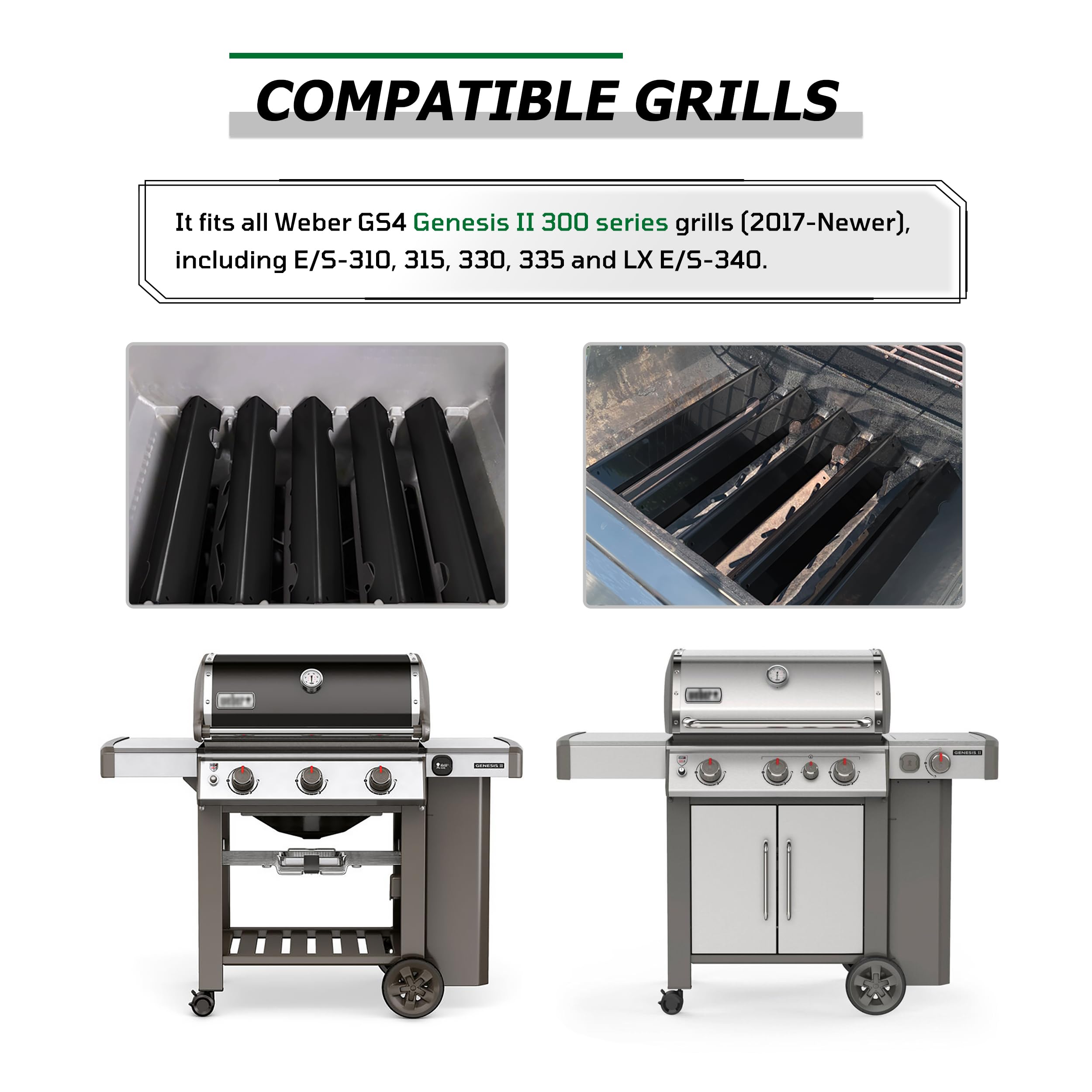 66795 GS4 Barras de Sabor para Piezas de Parrilla Weber - Imagen 7