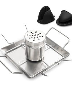 NANOTELLO Soporte para Asar Pollo con Lata de Cerveza -