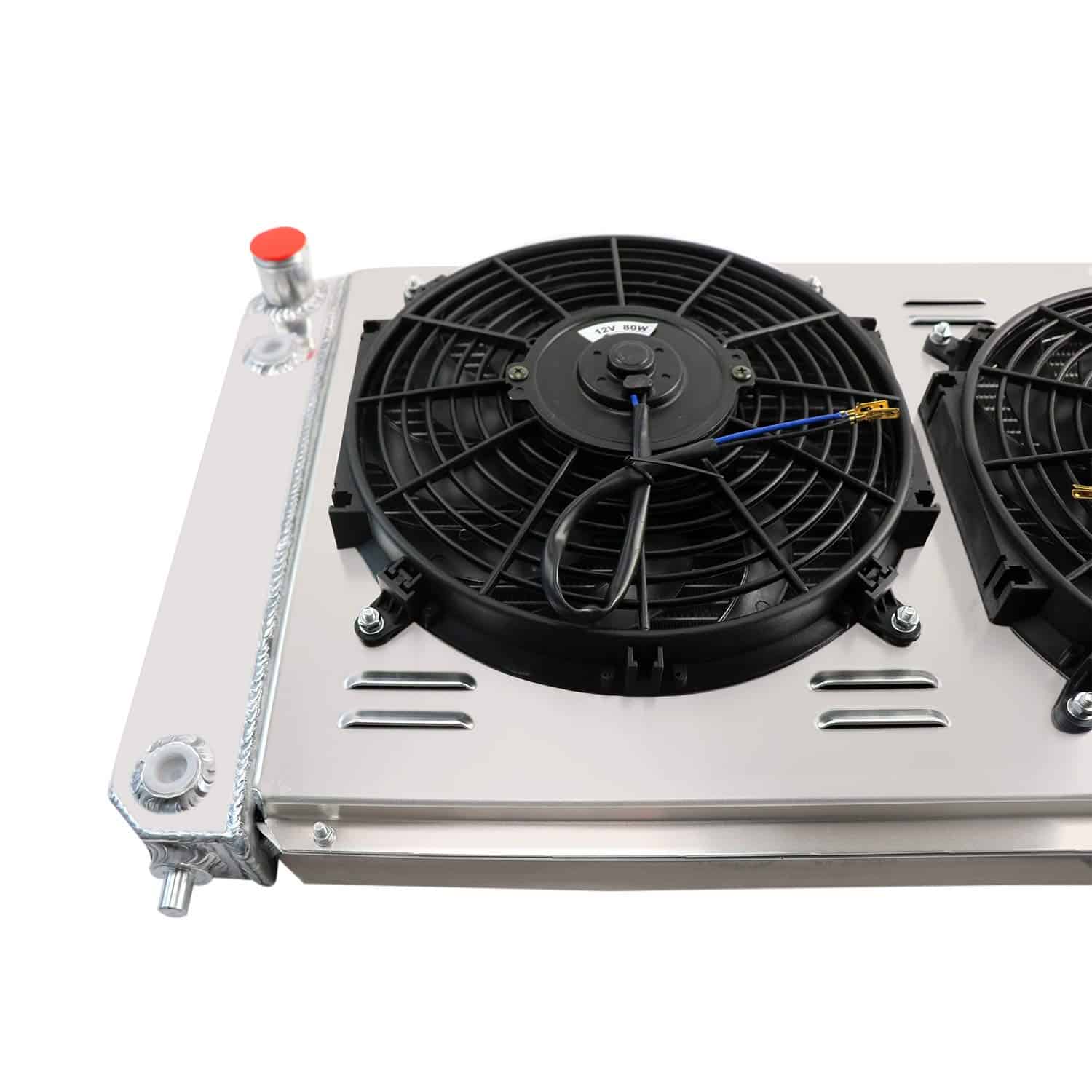 Radiador de aluminio CoolingSnow CU1826 para Chevy Blazer - Imagen 7