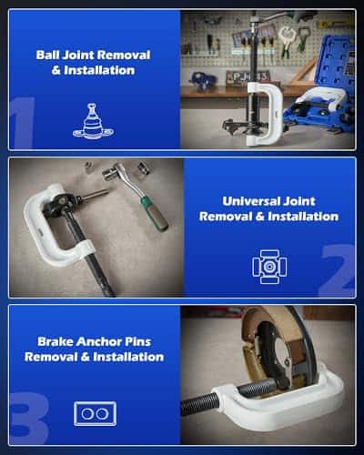 Juego de prensa de junta de rótula Orion Motor Tech, - Imagen 5