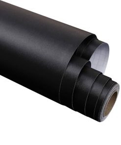Papel de contact negro de acero inoxidable cepillado