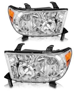 Conjunto de Faros Delanteros Compatible con Toyota Tundra