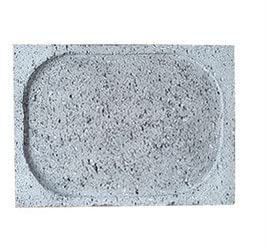 Tabla de cocción de piedra volcánica, 6" x 8" - Piedra de