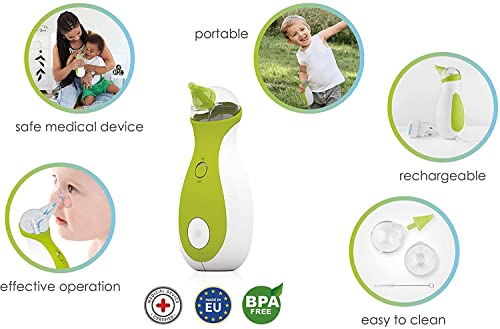 Aspirador nasal eléctrico para bebés Nosiboo Go/Nose Sucker - Imagen 4