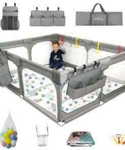 Corralito para Bebés con Colchoneta 75"*59", Corralito