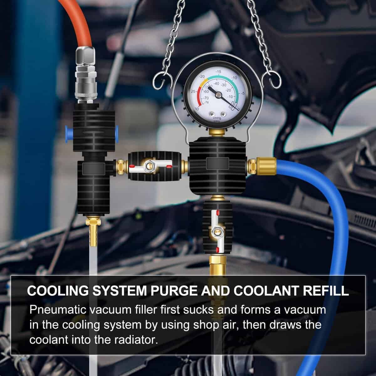 Kit de prueba de presión de refrigerante del radiador - Imagen 7