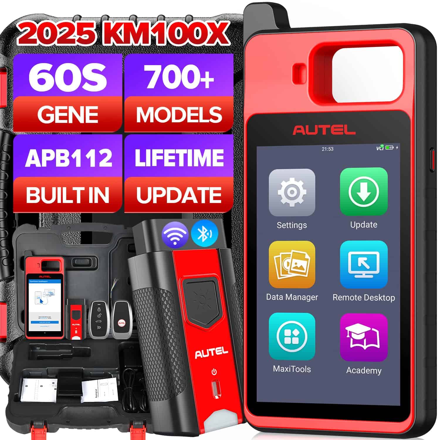 Autel MaxiIM KM100 (X), 2025 KM100X Igual a KM100 KM100E,