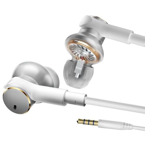 Audífonos con cable con [Cuatro unidades de sonido],