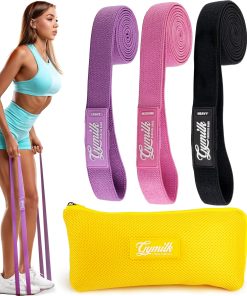 Banda de Resistencia Larga GYMILK, Set de 3 Bandas de Tela