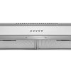 Campana de cocina AKDY RH0333CFL, 24", Acero Inoxidable