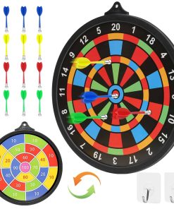 Tablero de dardos magnético con 12 dardos, Juguetes para