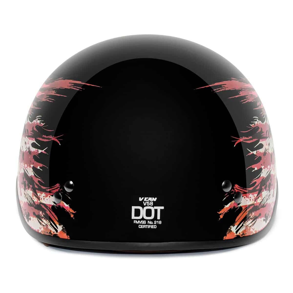 Casco de Media Cara VCAN Cruiser con Visera Solar Abatible, - Imagen 5