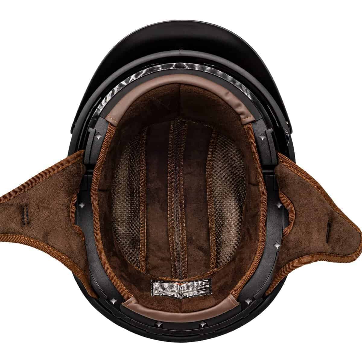 Casco de Media Cara VCAN Cruiser con Visera Solar Abatible, - Imagen 7