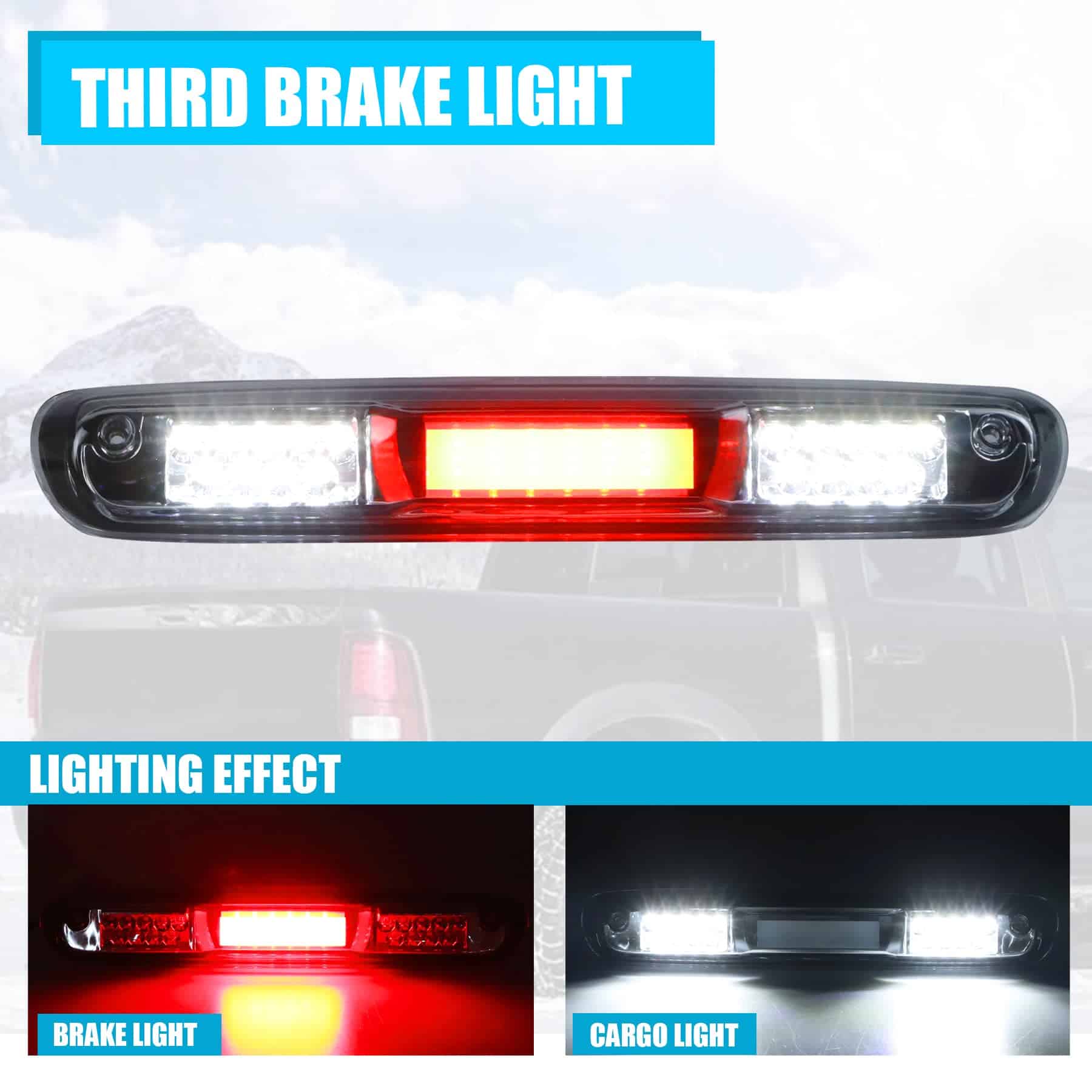 Dibanyou Tercera Luz de Freno de Alto Montaje Compatible - Imagen 3
