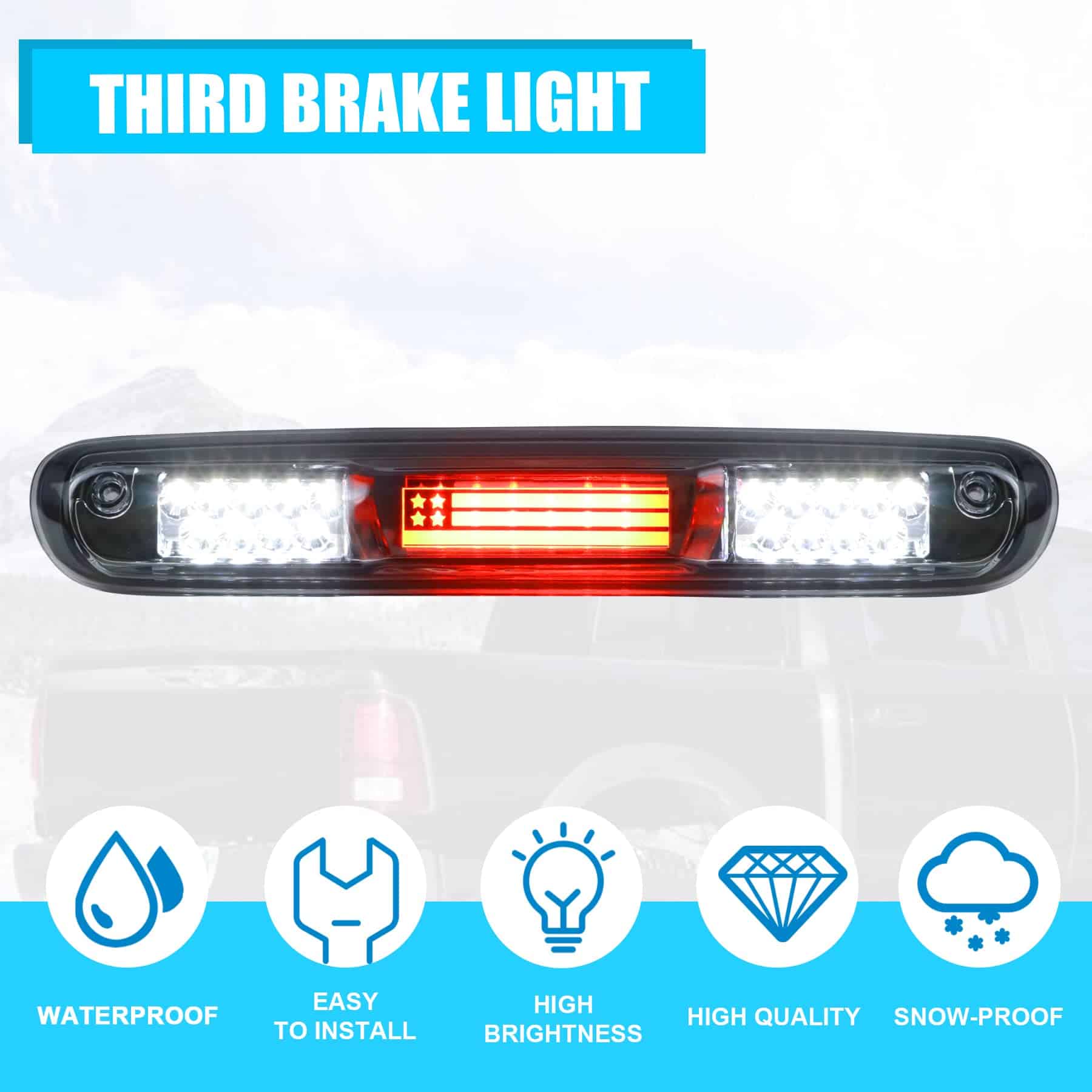 Dibanyou Luz de freno de 3ra luz de carga LED Ensamblaje - Imagen 7