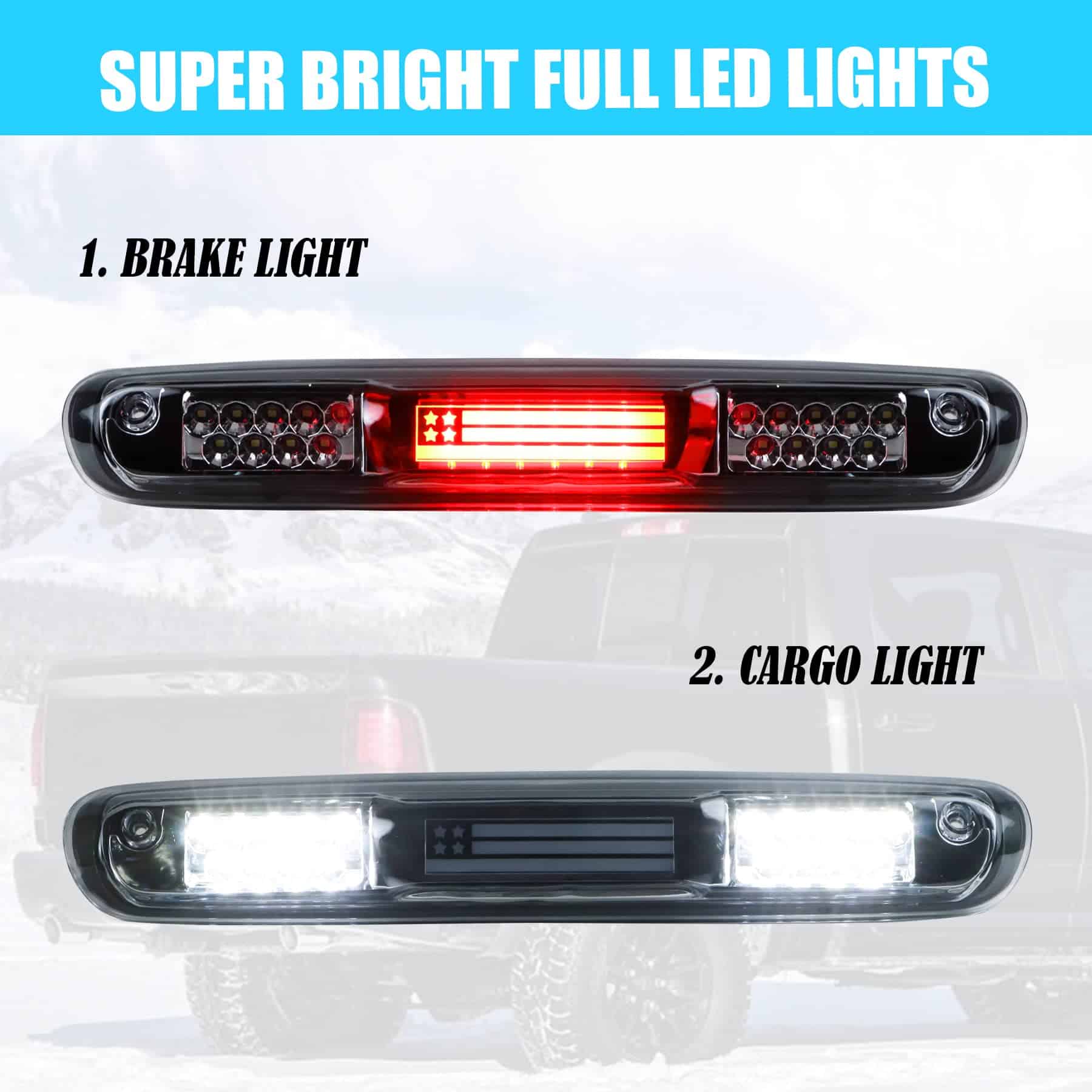 Dibanyou Luz de freno de 3ra luz de carga LED Ensamblaje - Imagen 5