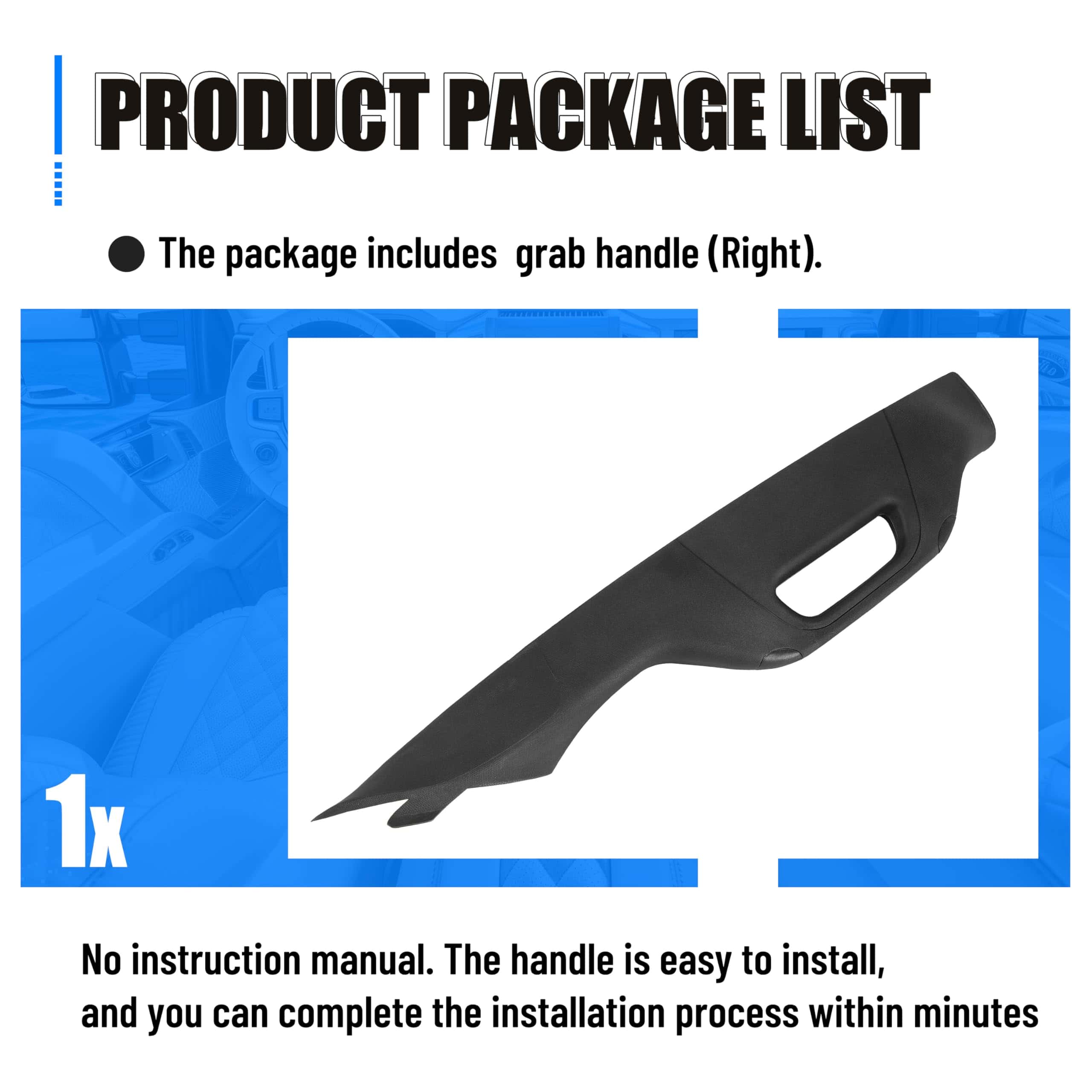 Manija de Agarre de Pilar Interior Derecho Lado del - Imagen 7