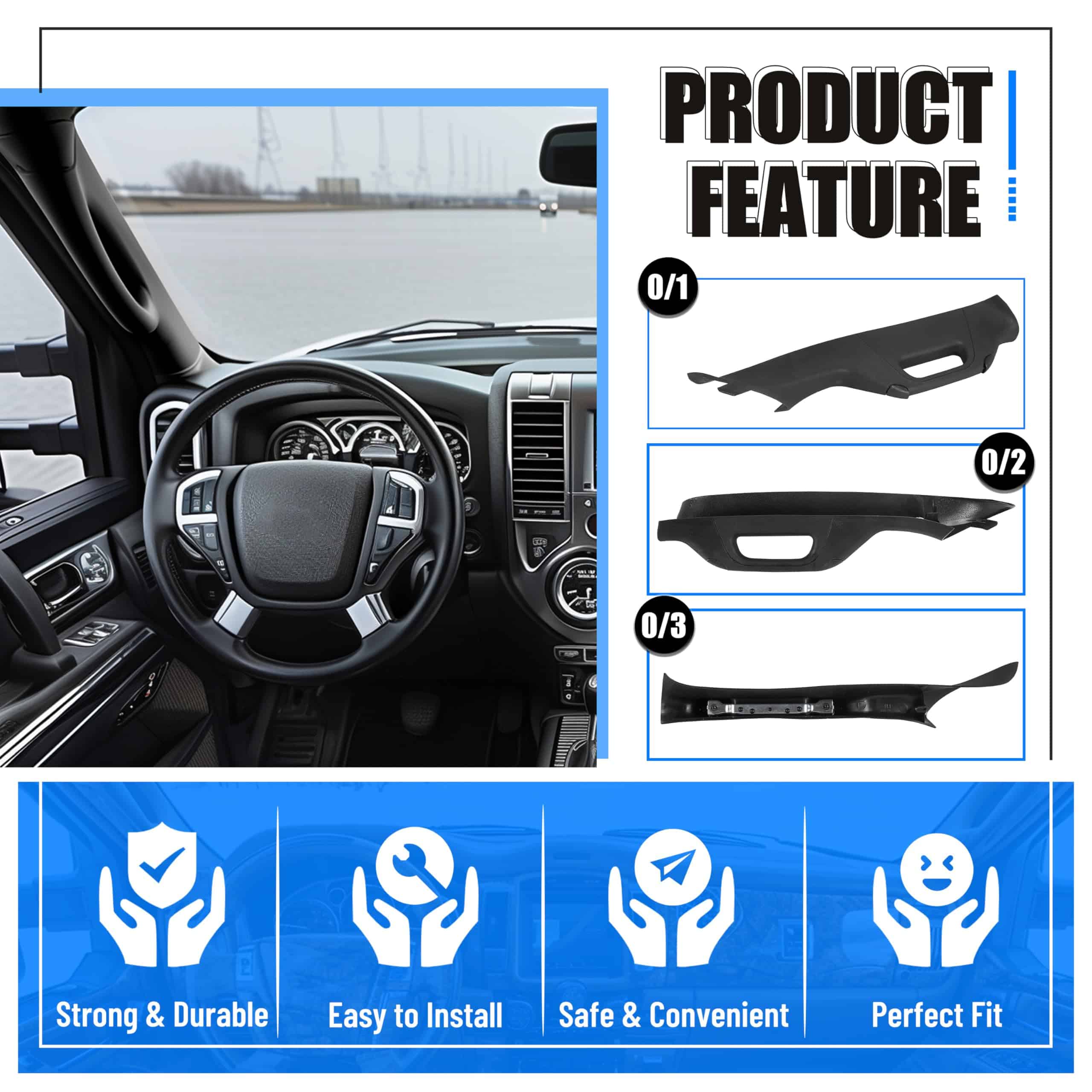 Manija de Agarre de Pilar Interior Derecho Lado del - Imagen 4