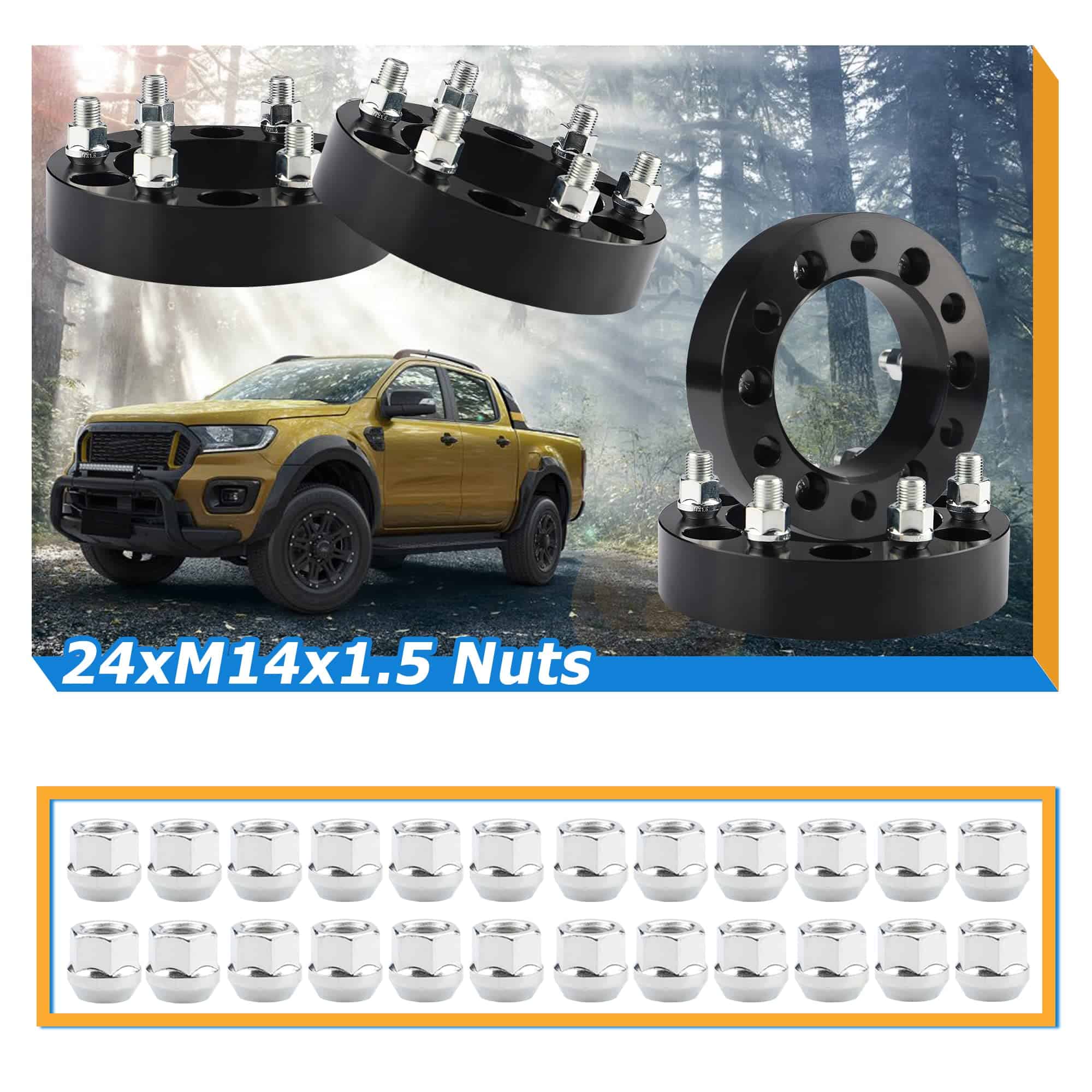 Adaptadores de Rueda 6x5.5 a 6x135 para Llantas de F150 en - Imagen 4