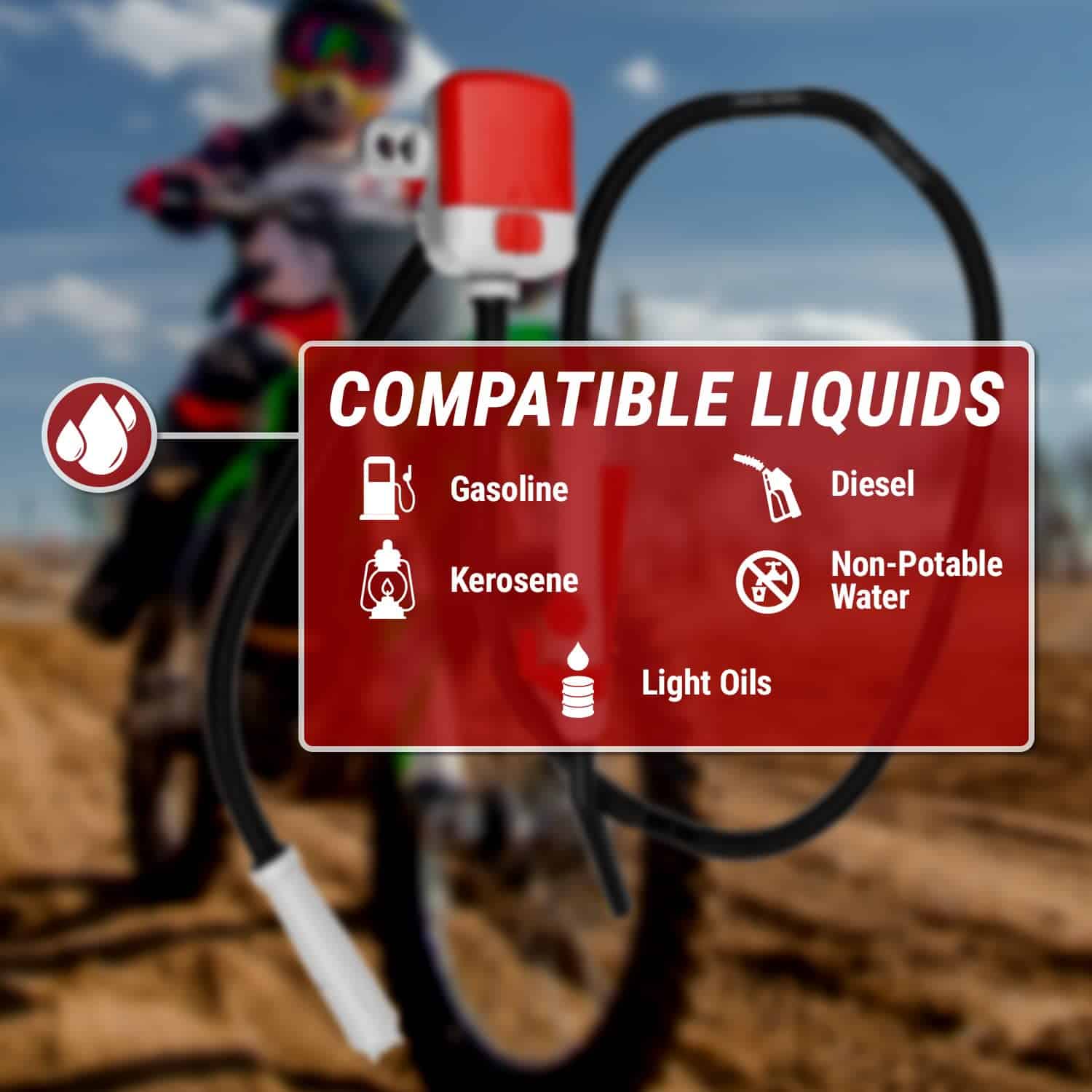 Bomba de transferencia de líquido para gasolina TERA PUMP a - Imagen 5