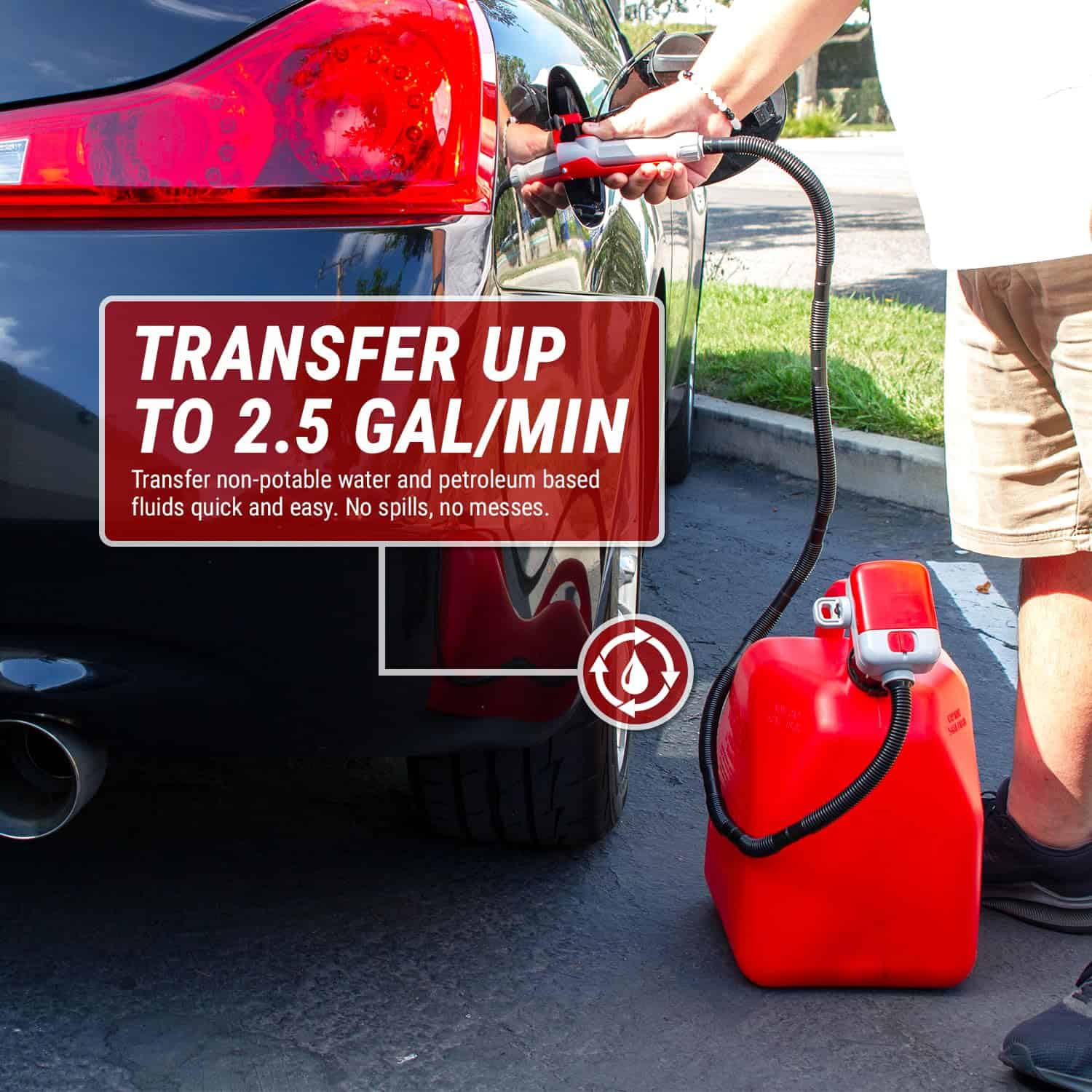 Bomba de transferencia de líquido para gasolina TERA PUMP a - Imagen 7