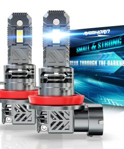 Bombillas para luces RAMHORN H11, 500% más brillantes,