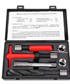 Kit de Reparación de Roscas Jeanoko 10PCS M18x1.5, Broca de