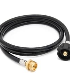 Manguera Adaptadora de Propano de 6 Pies 1 lb -Negro