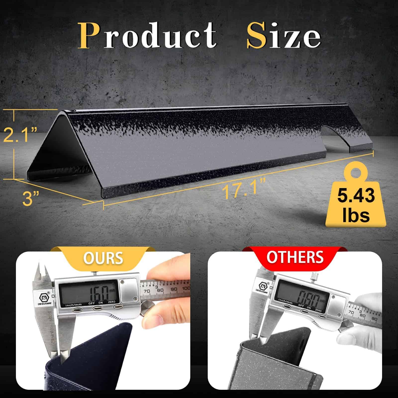 Uniflasy 66032 66795 17" Barras de Sabor para Weber GS4 - Imagen 4