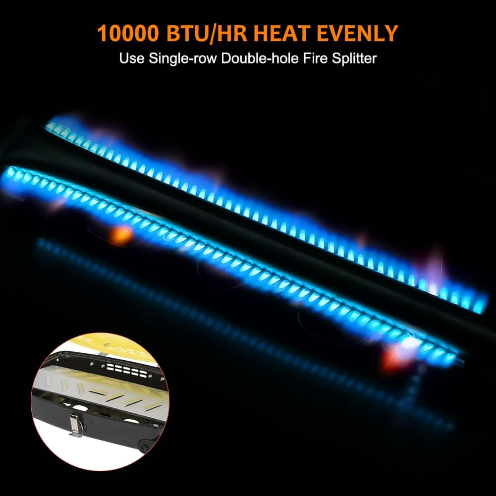 Parrilla de Gas Portátil Camplux 189 Pulgadas Cuadradas, - Imagen 4