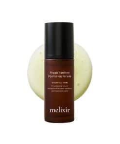 Suero de hidratación de bambú vegano Melixir, suero facial
