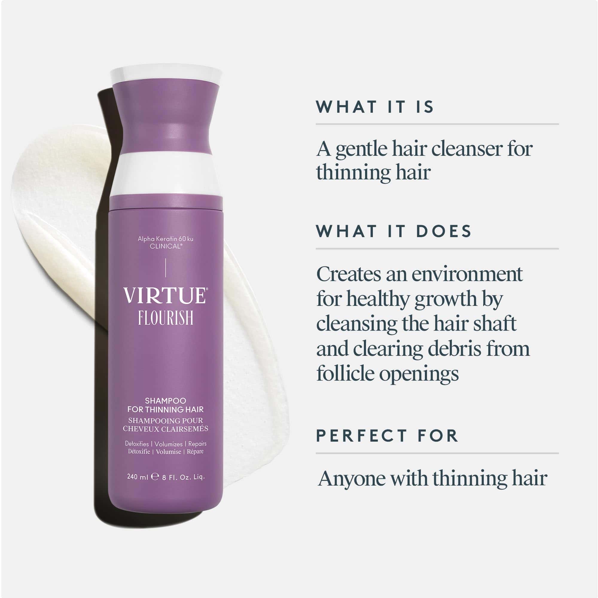 Shampoo Virtue Flourish para Cabello Debilitado | - Imagen 6