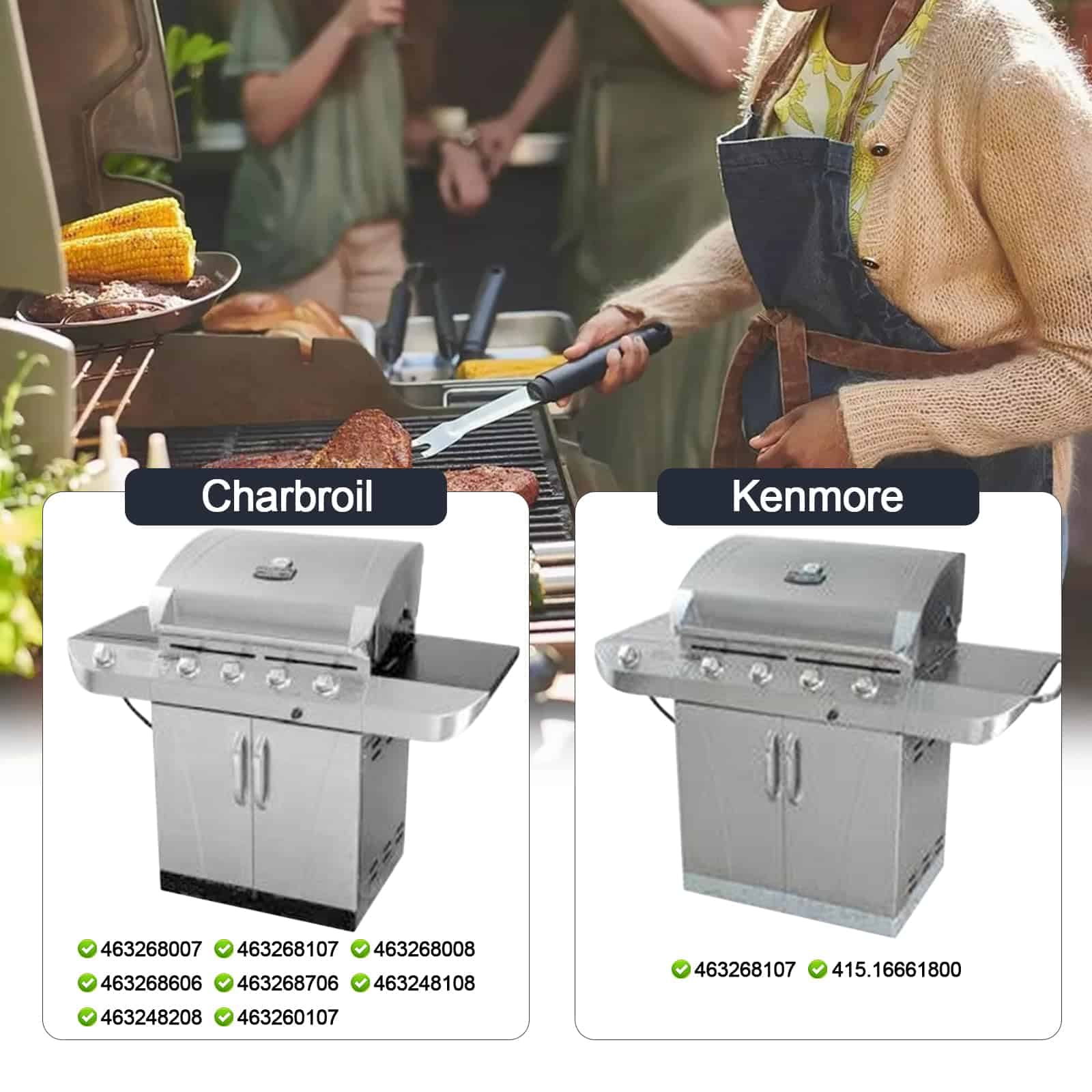 Piezas de Repuesto para Parrillas Yiming para Modelos de - Imagen 3