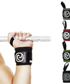 Rehband Muñequeras 1 Par, Muñequeras para Levantamiento de
