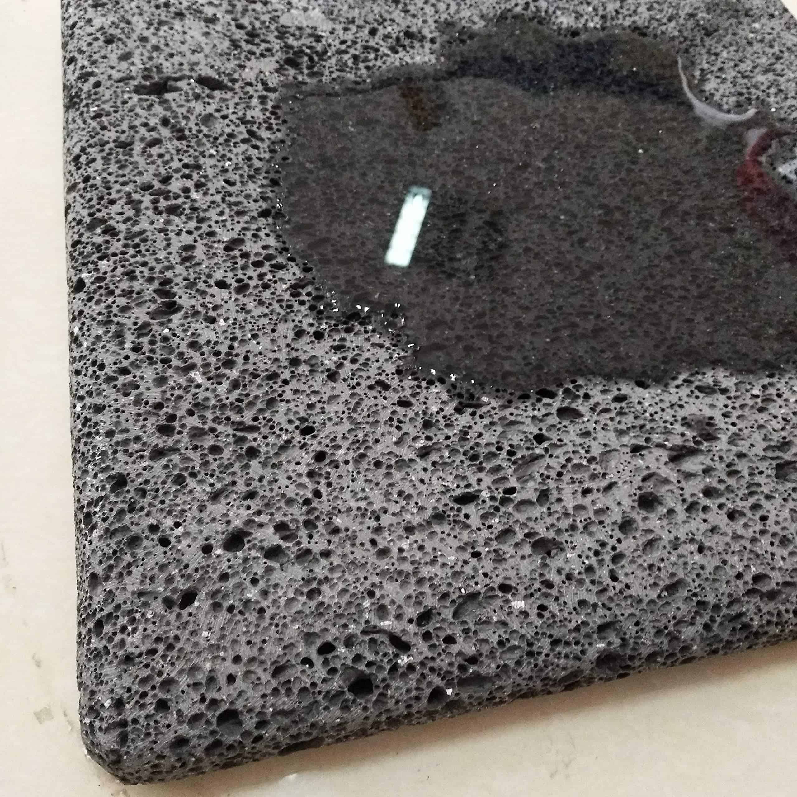 Piedras de cocina de piedra volcánica, superficie plana sin - Imagen 4